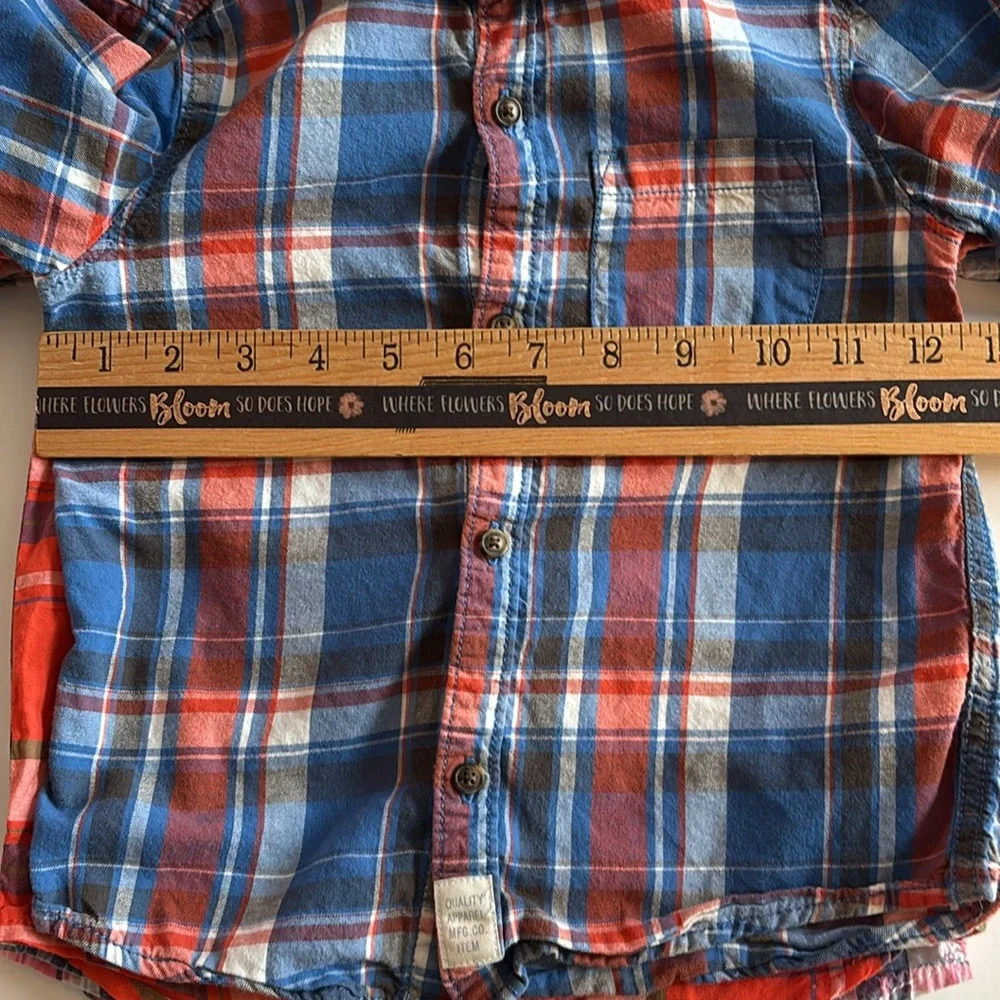 Carter’s Boys Long Sleeve Plaid Oxford Shirt 4T Boys Spring Dress Shirt